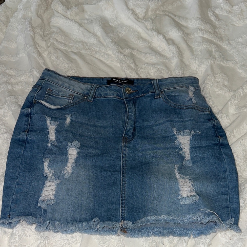 Wax Jean Blue Denim skirt